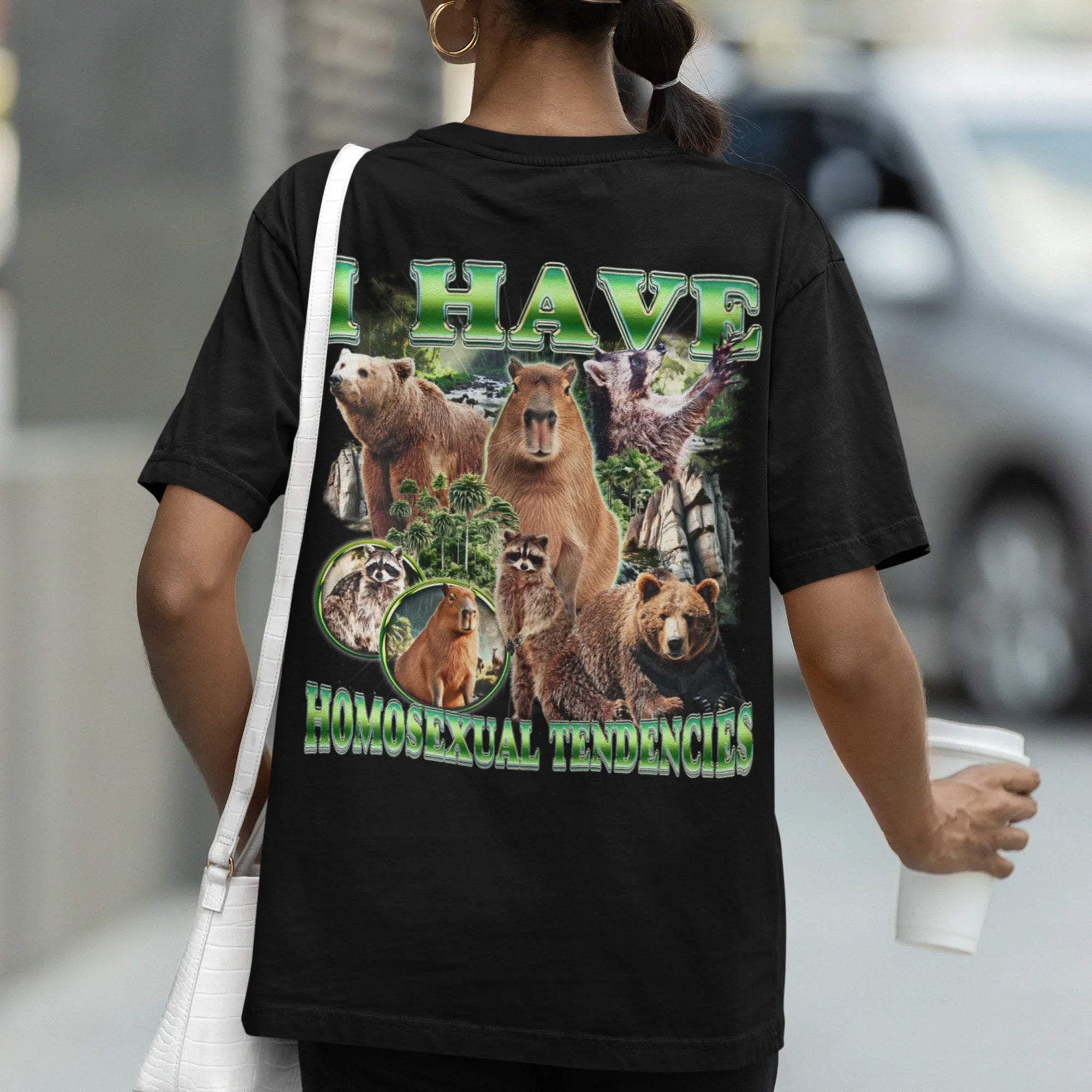 I have homosexual tendencies T-Shirt (backprint) - Orbital Clothing