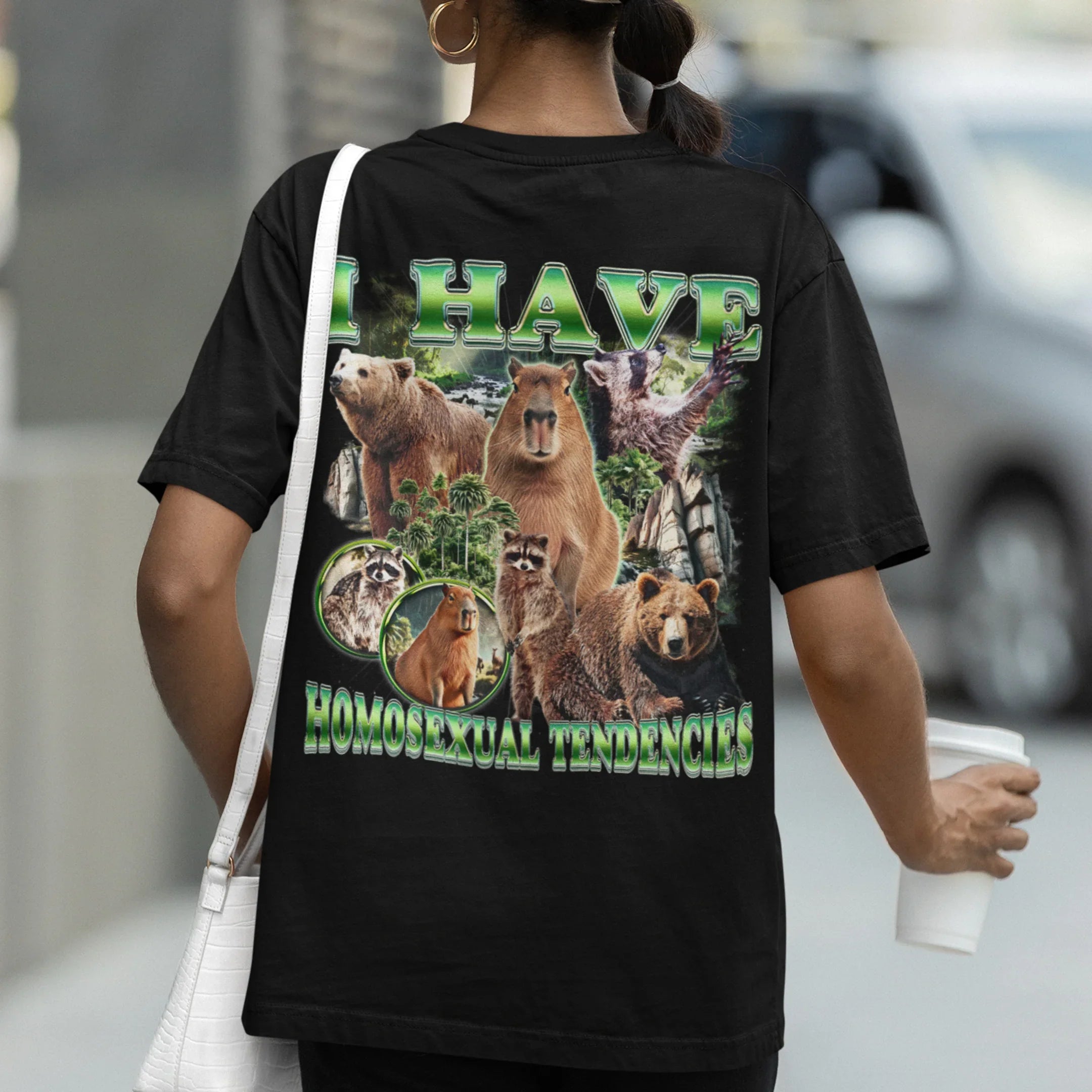 I have homosexual tendencies T-Shirt (backprint) - Orbital Clothing