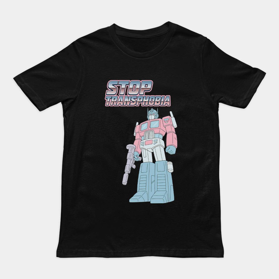 Stop Transphobia T-Shirt - Orbital Clothing