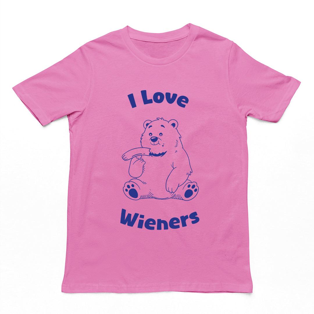 I love wieners T-Shirt - Orbital Clothing