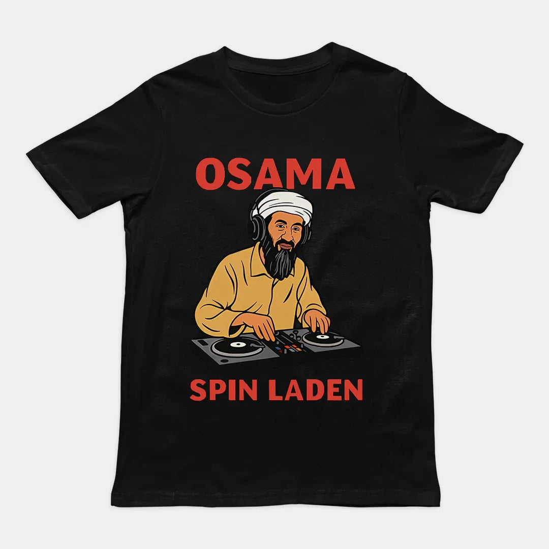Osama Spin Laden T-Shirt - Orbital Clothing