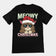 Meowy Weihnachts-T-Shirt (Rückendruck)