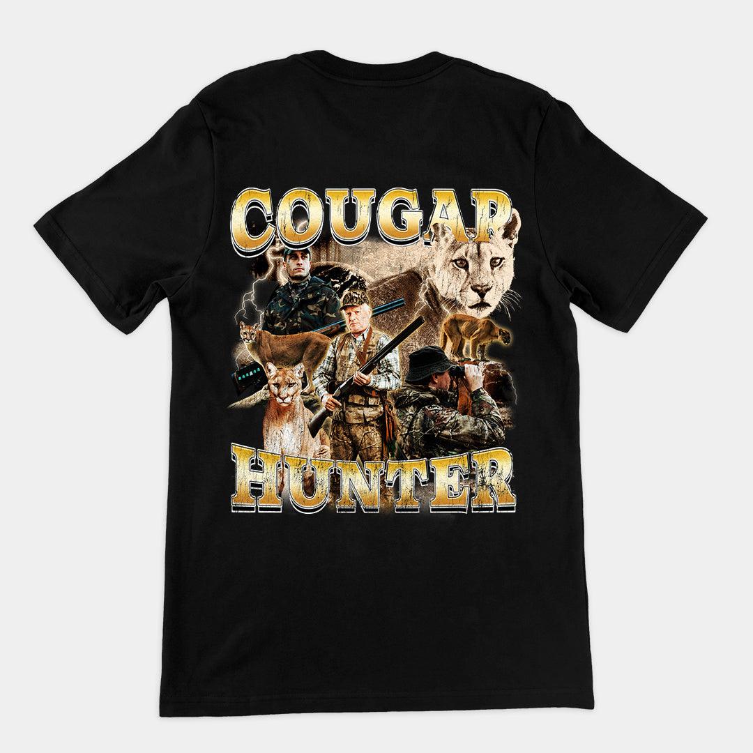 Cougar Hunter t-shirt (backprint) - Orbital Clothing