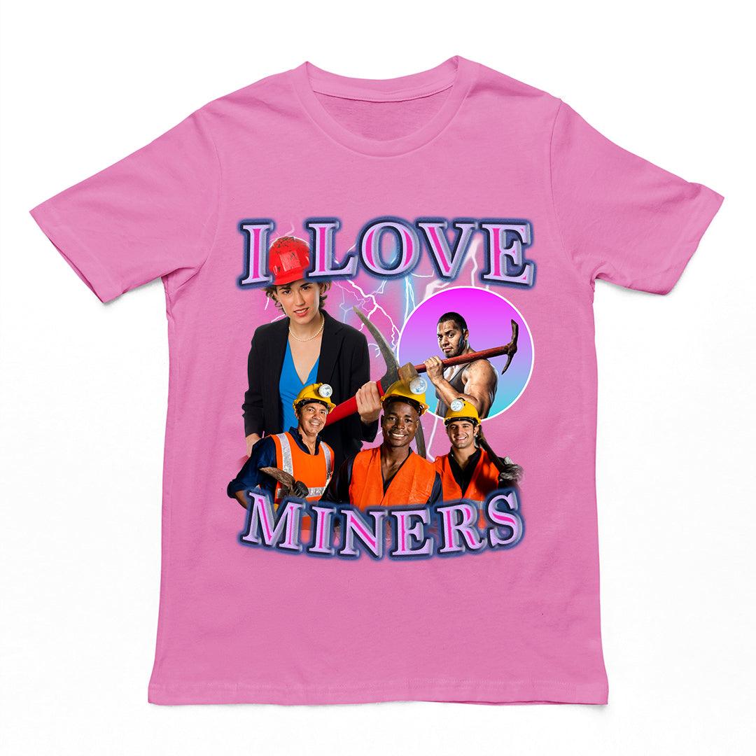 I Love Miners t-shirt - Orbital Clothing