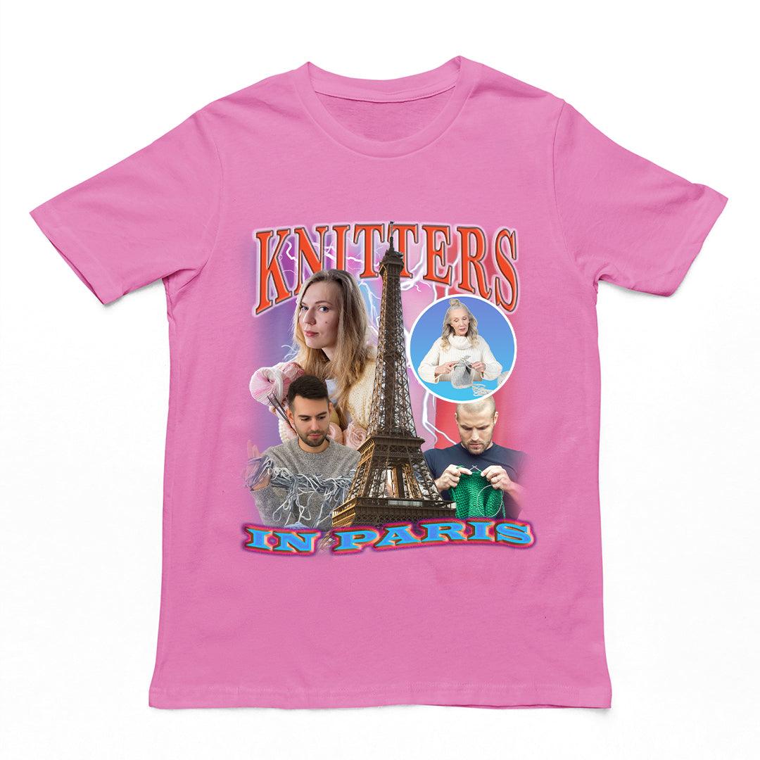 Knitters in Paris t-shirt - Orbital Clothing