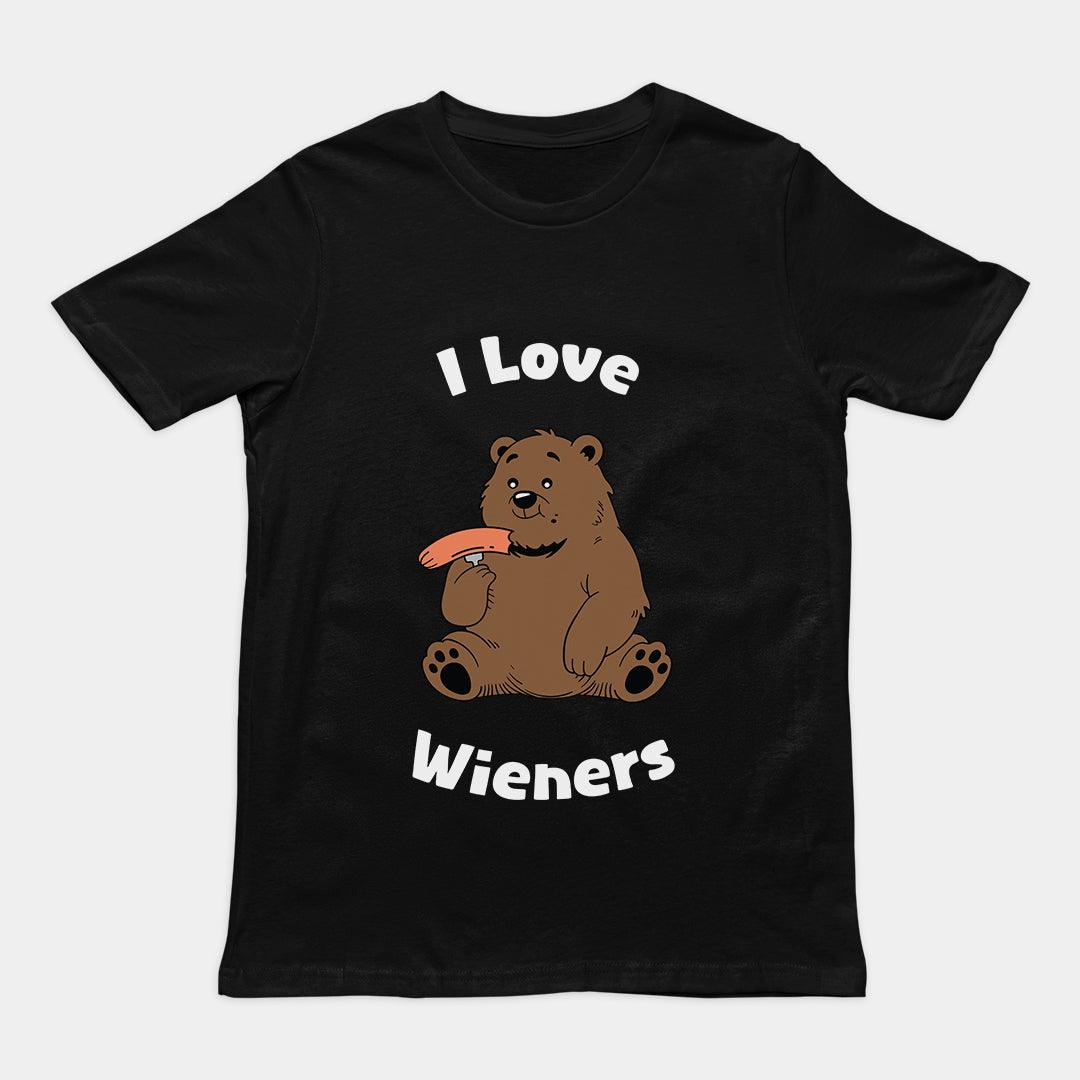 I love wieners T-Shirt - Orbital Clothing