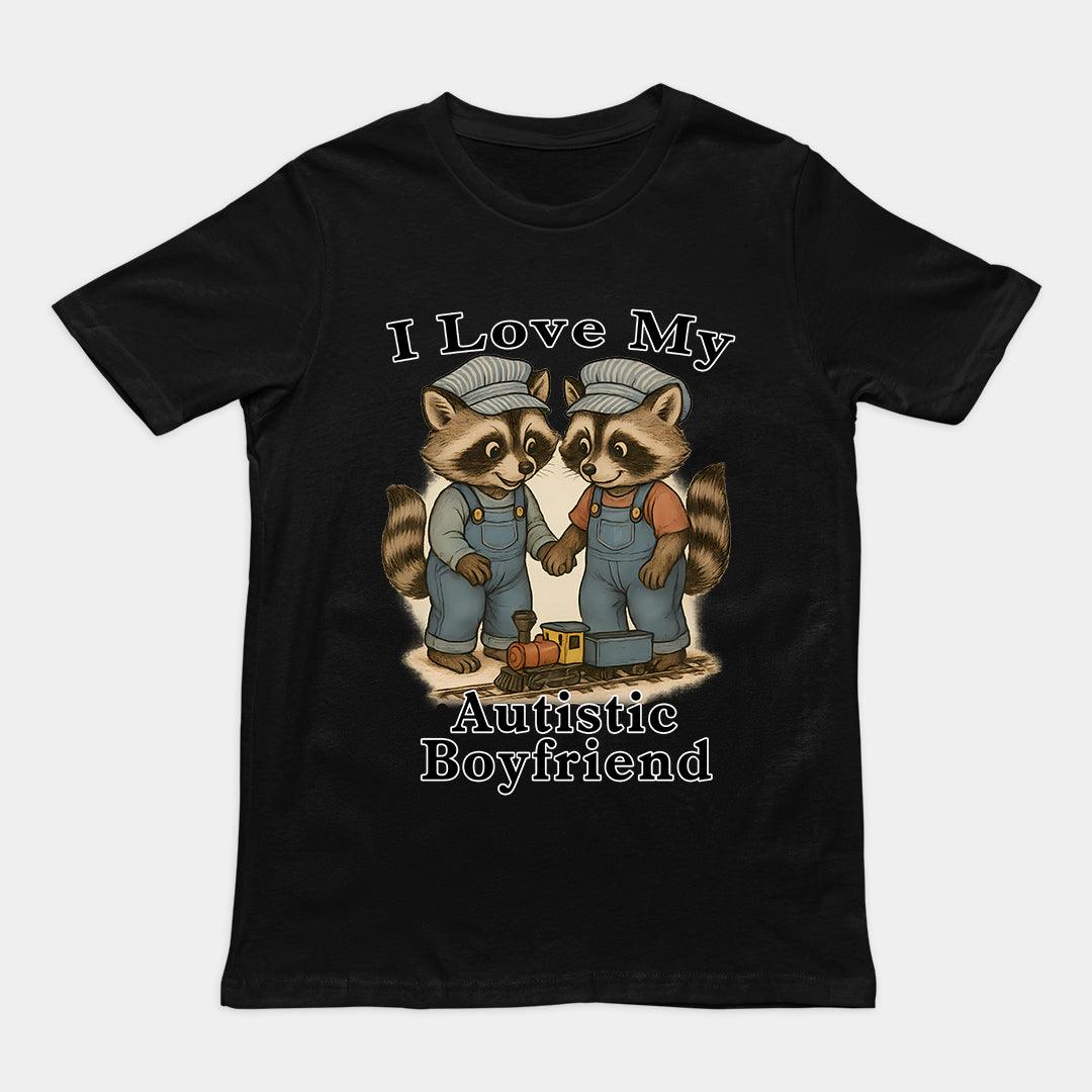 I Love my Autistic Boyfriend T-Shirt - Orbital Clothing