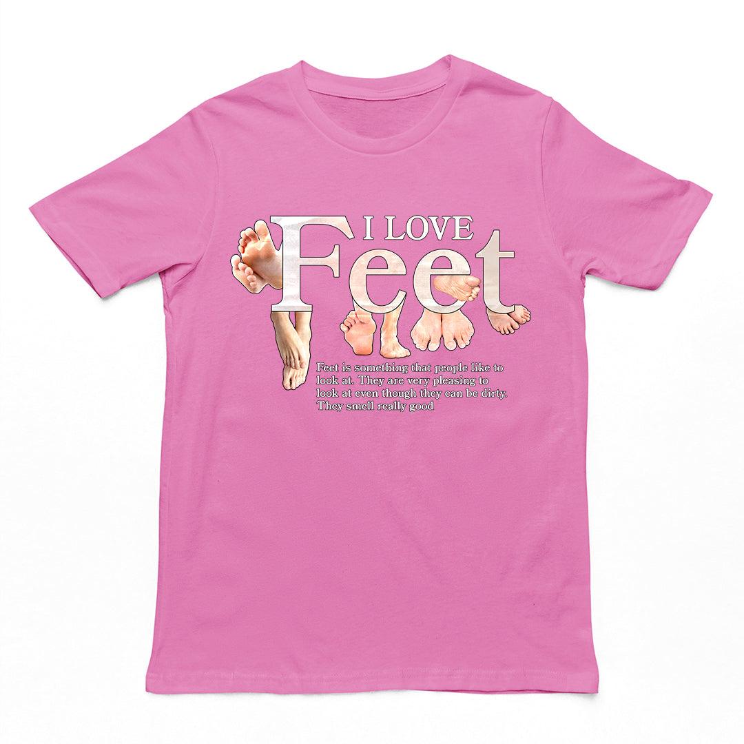 I Love Feet T-shirt - Orbital Clothing