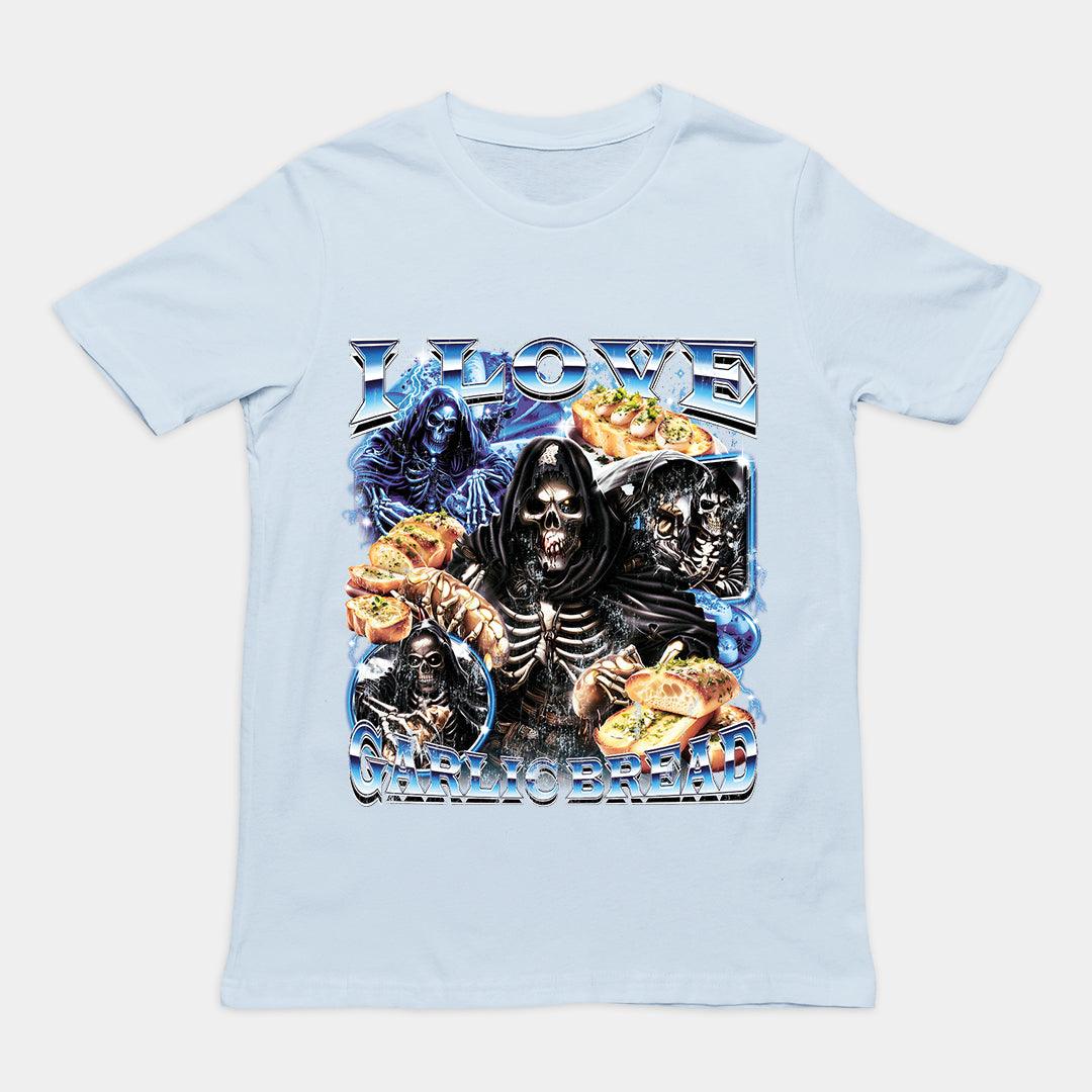 I Love Garlic Bread t-shirt - Orbital Clothing
