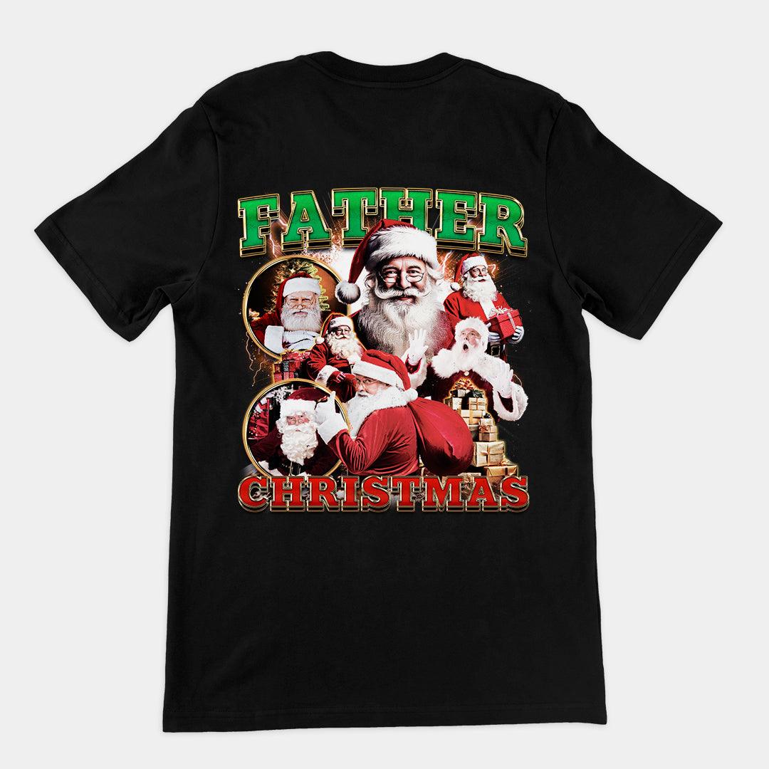 Father Christmas vintage t-shirt (backprint) - Orbital Clothing