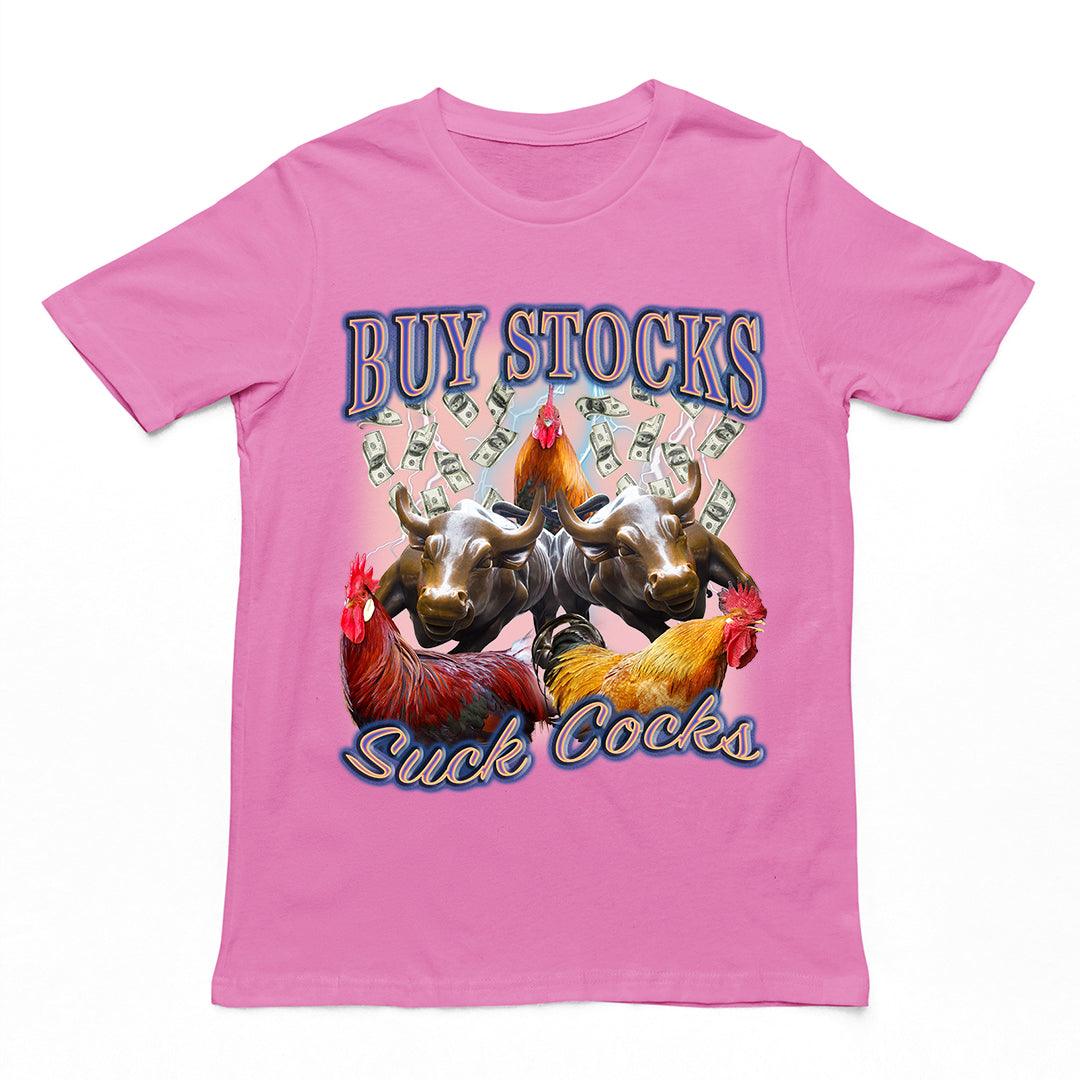 Buy Stocks Suck Cocks t-shirt - Orbital Clothing