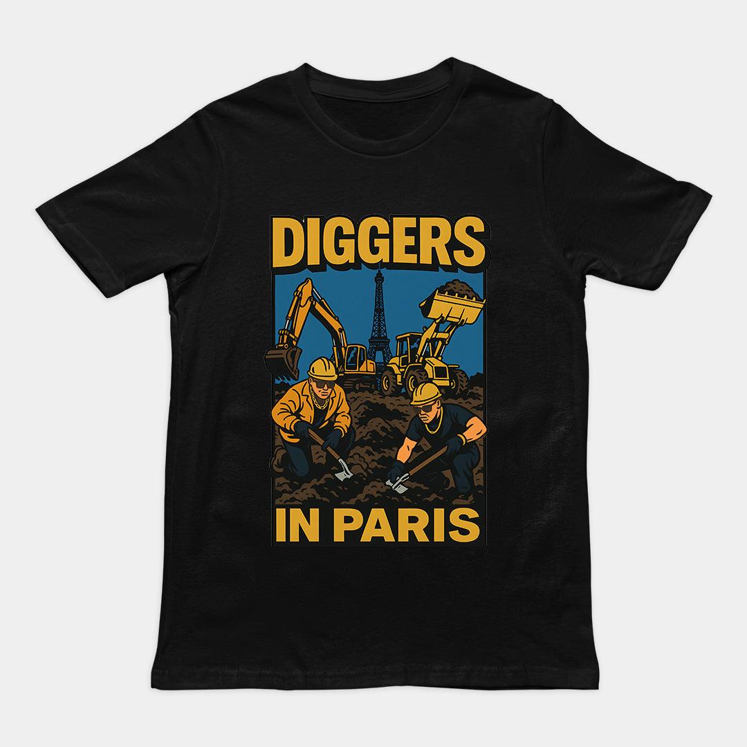 Diggers in Paris T-Shirt - Orbital Clothing