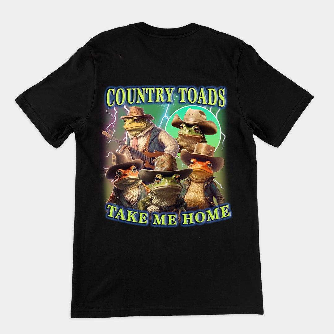 Country Toads Take me Home t-shirt (backprint) - Orbital Clothing
