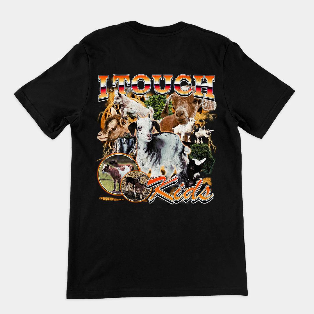 I Touch Kids t-shirt (backprint) - Orbital Clothing