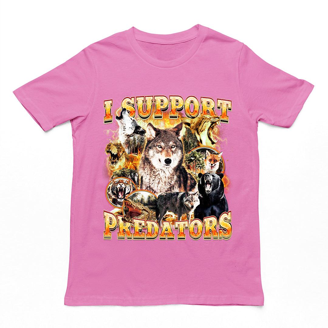 I Support Predators t-shirt - Orbital Clothing