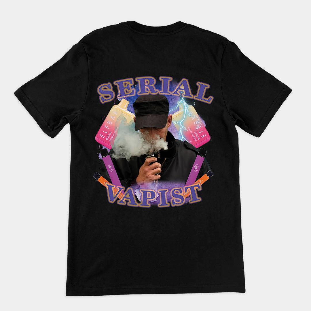 Serial Vapist (OG design) t-shirt (backprint) - Orbital Clothing