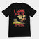 Ich liebe D&D (Dominanz und Dildos) T-Shirt (Rückenaufdruck)