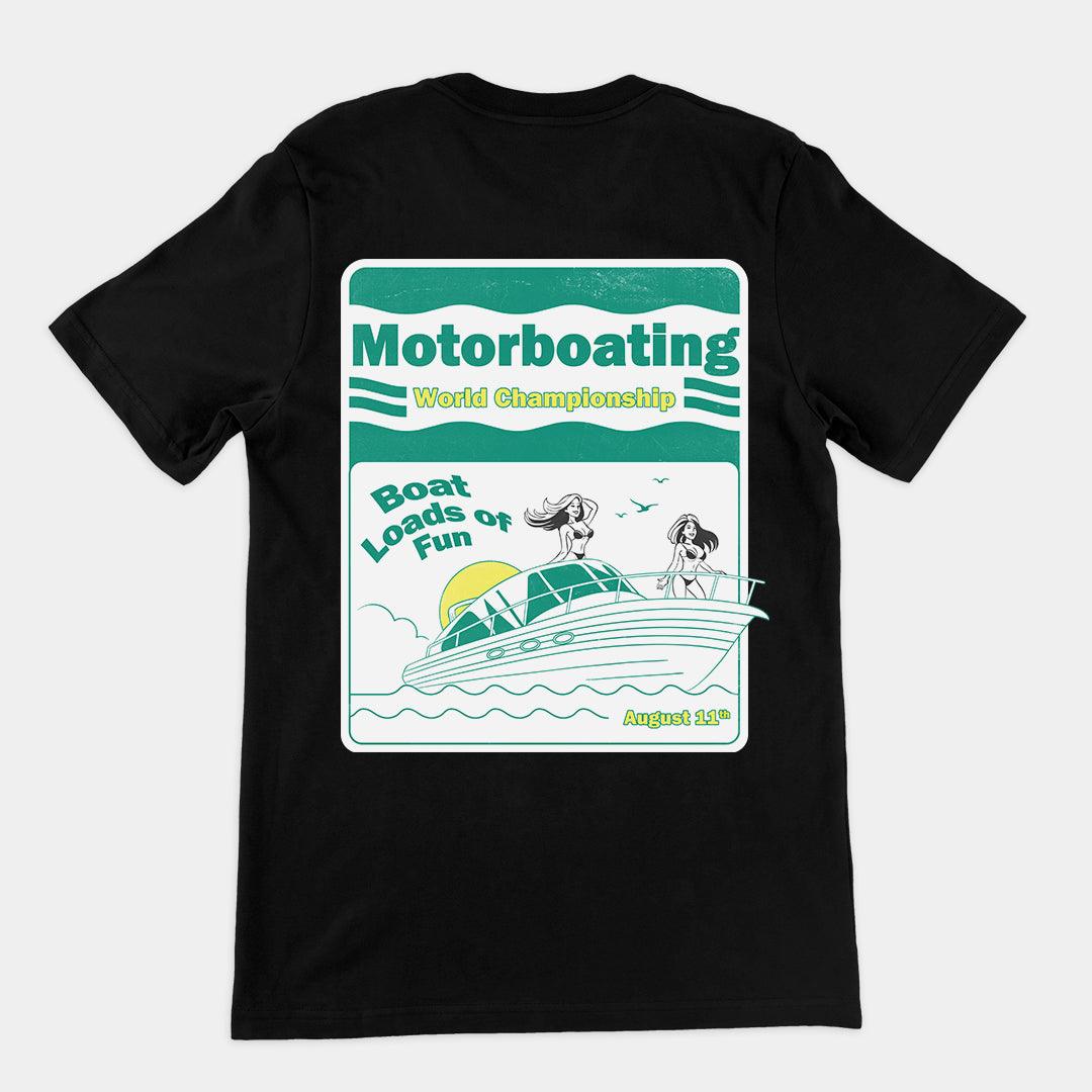 Motorboating World Championship t-shirt (backprint) - Orbital Clothing