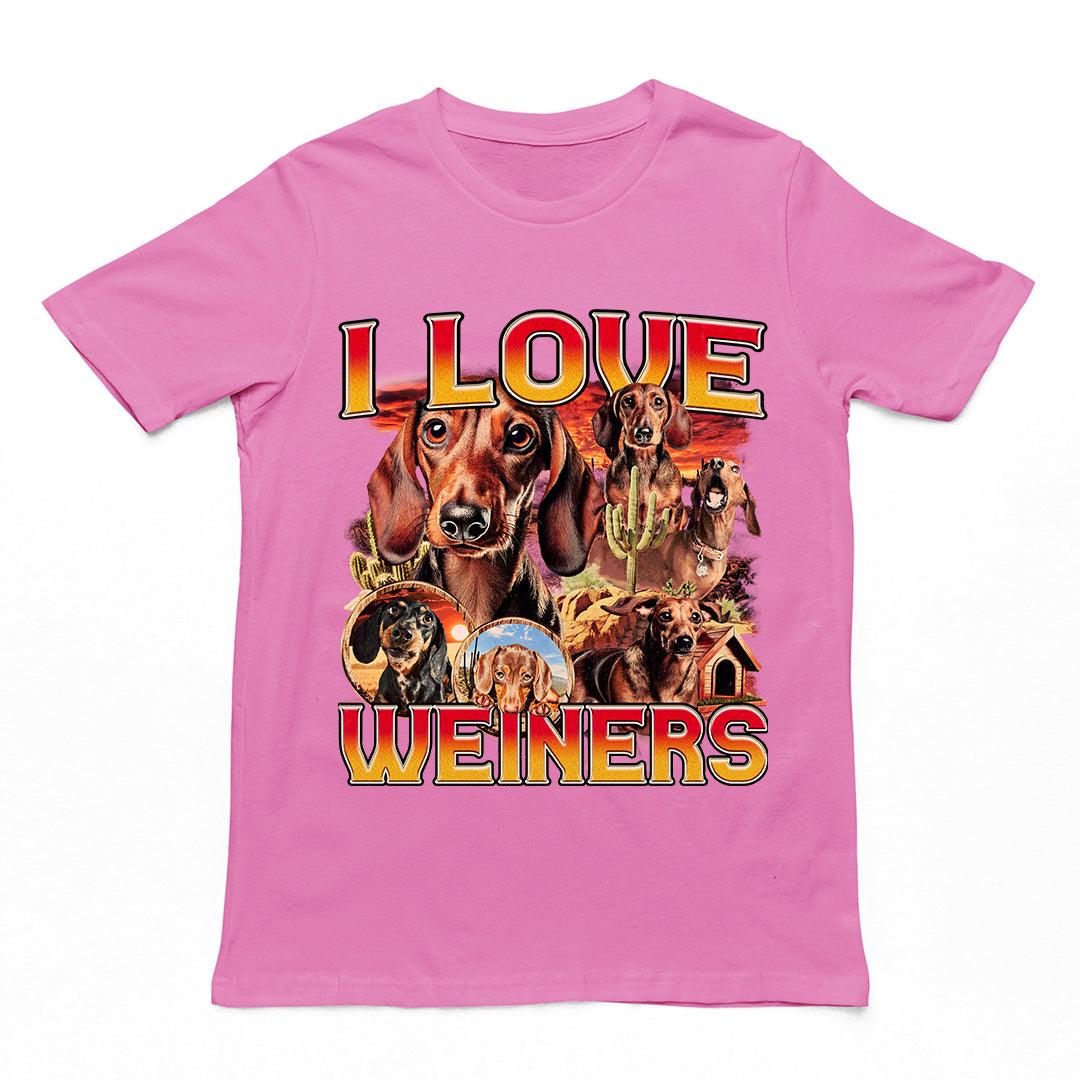 I Love Weiners T-Shirt - Orbital Clothing