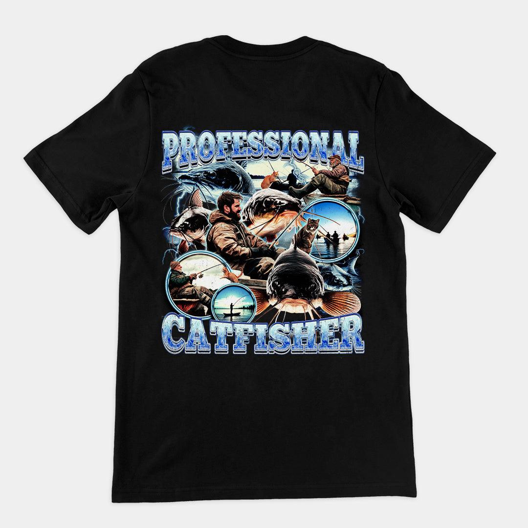 Professional Catfisher t-shirt (backprint) - Orbital Clothing