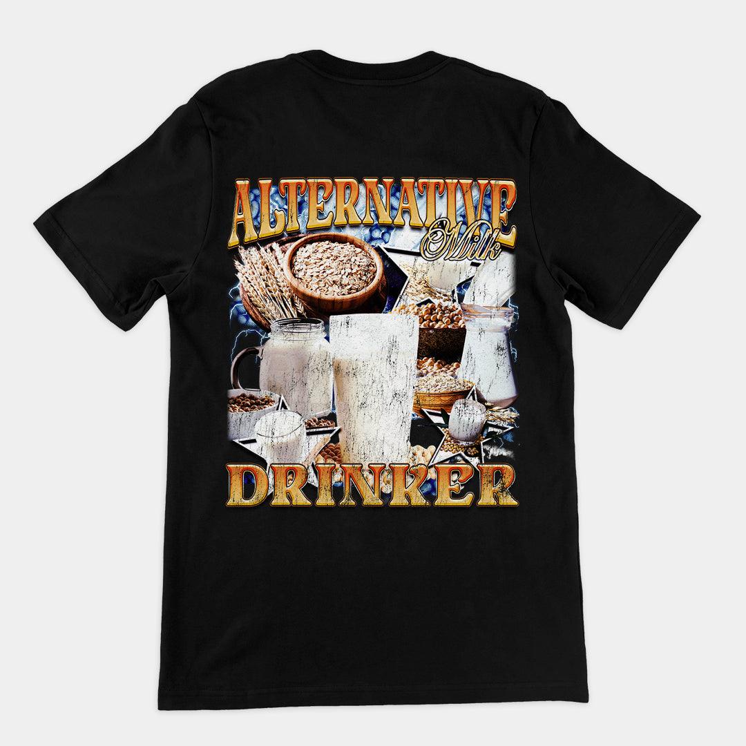 Alternative Milk Drinker t-shirt (backprint) - Orbital Clothing