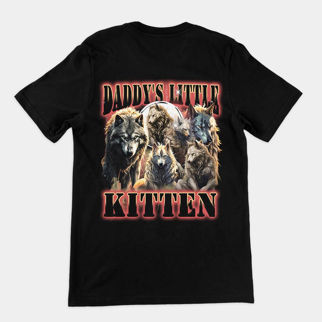Daddy's Little Kitten t-shirt (backprint) - Orbital Clothing