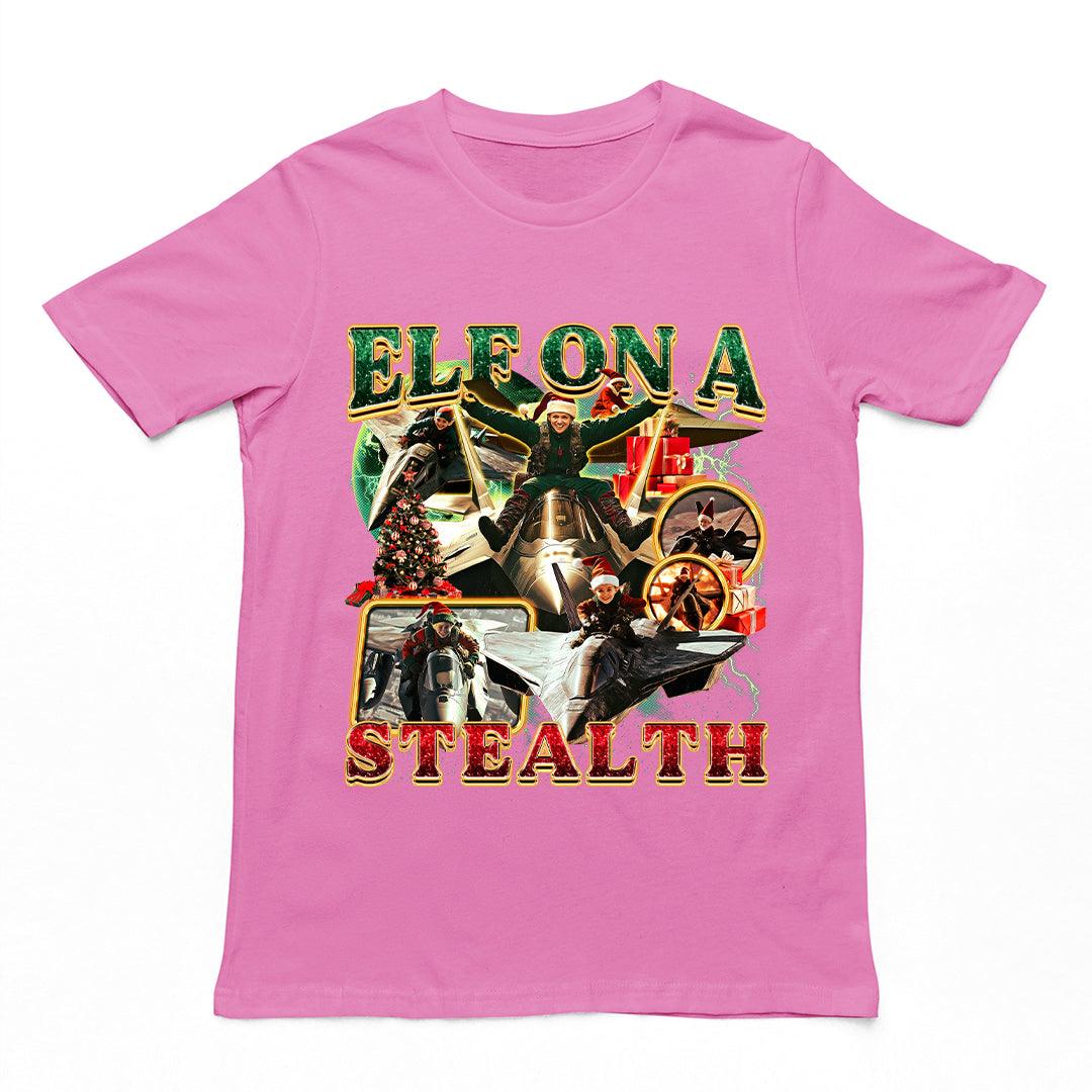 Elf on a Stealth T-Shirt - Orbital Clothing