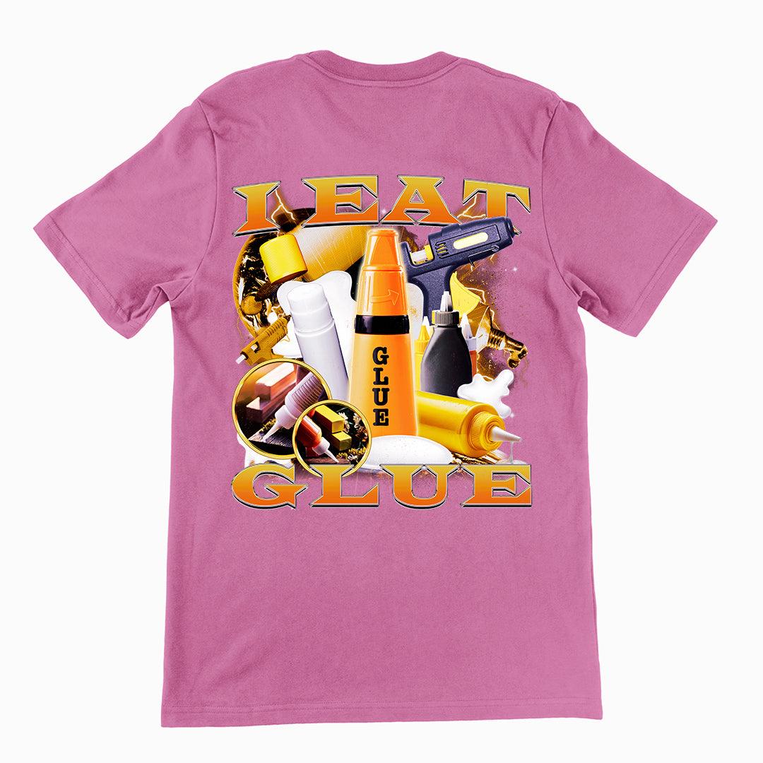 I Eat Glue t-shirt (backprint) - Orbital Clothing