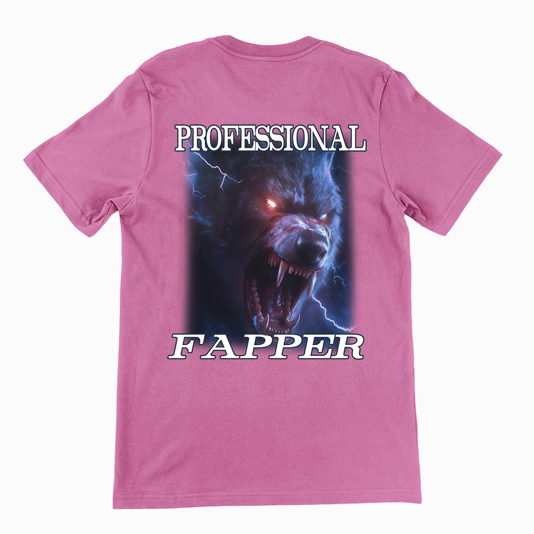 Professional Fapper t-shirt (backprint) - Orbital Clothing