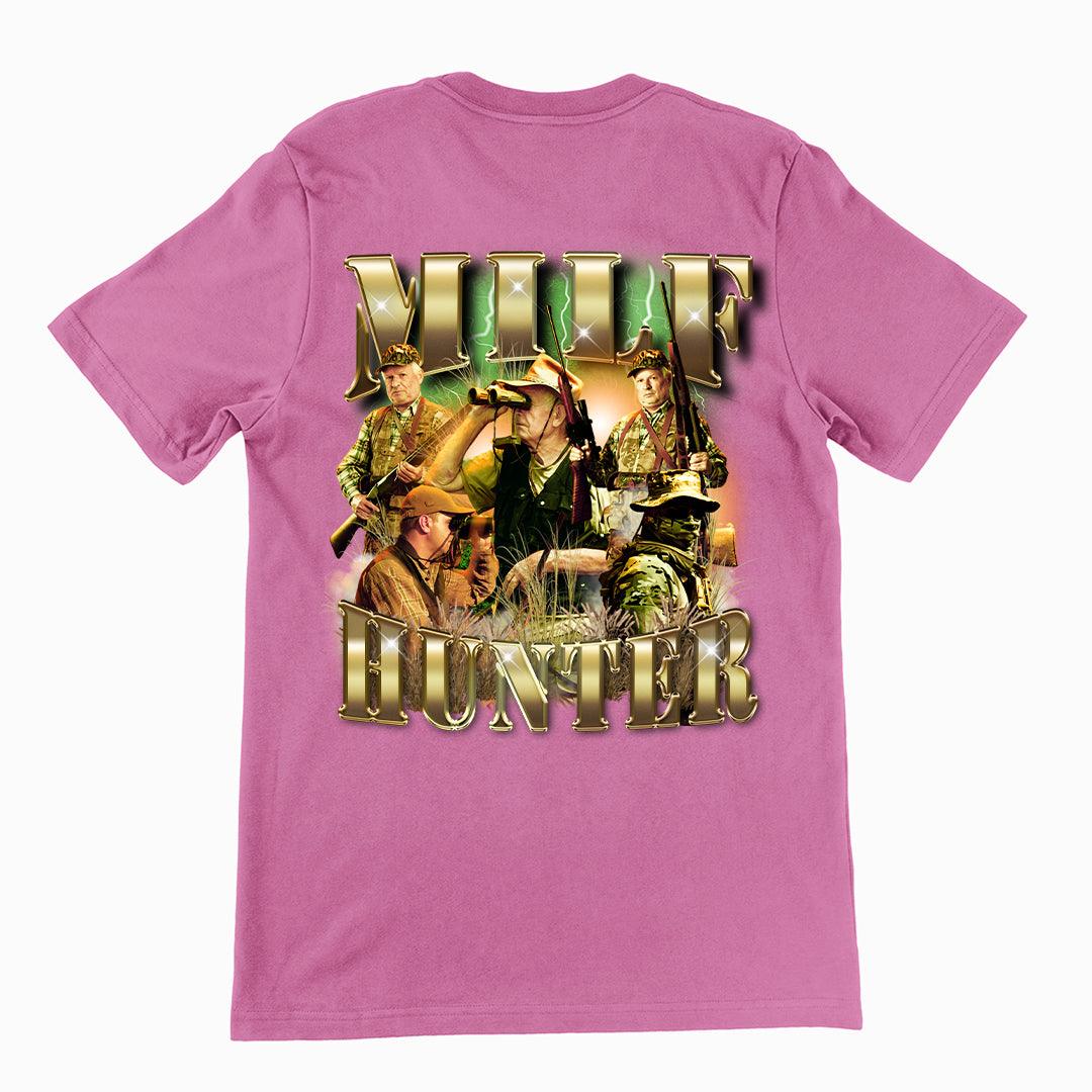 Milf Hunter t-shirt (backprint) - Orbital Clothing
