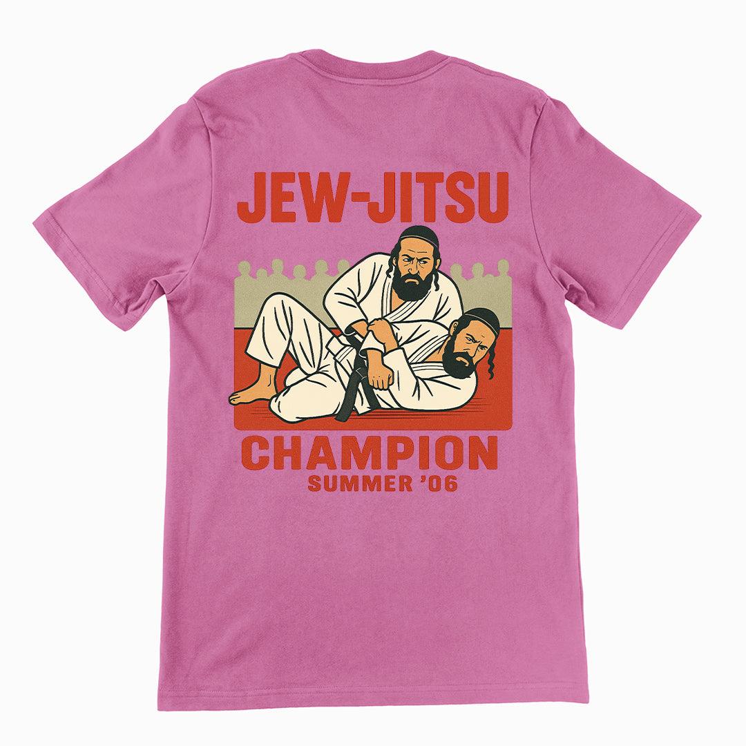 Jew-Jitsu Champion T-Shirt (backprint) - Orbital Clothing