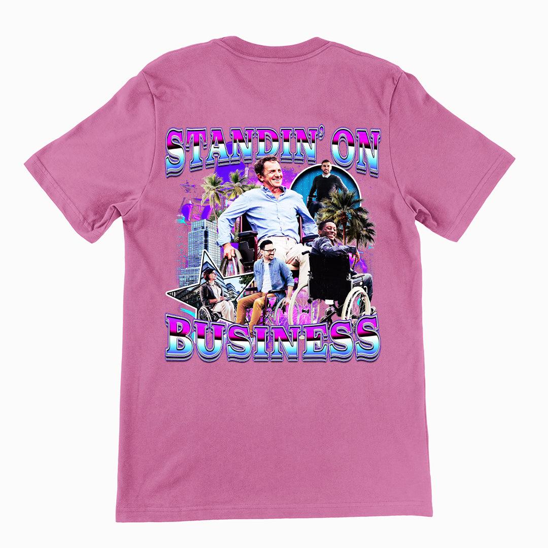 Standin on Business T-Shirt (backprint) - Orbital Clothing