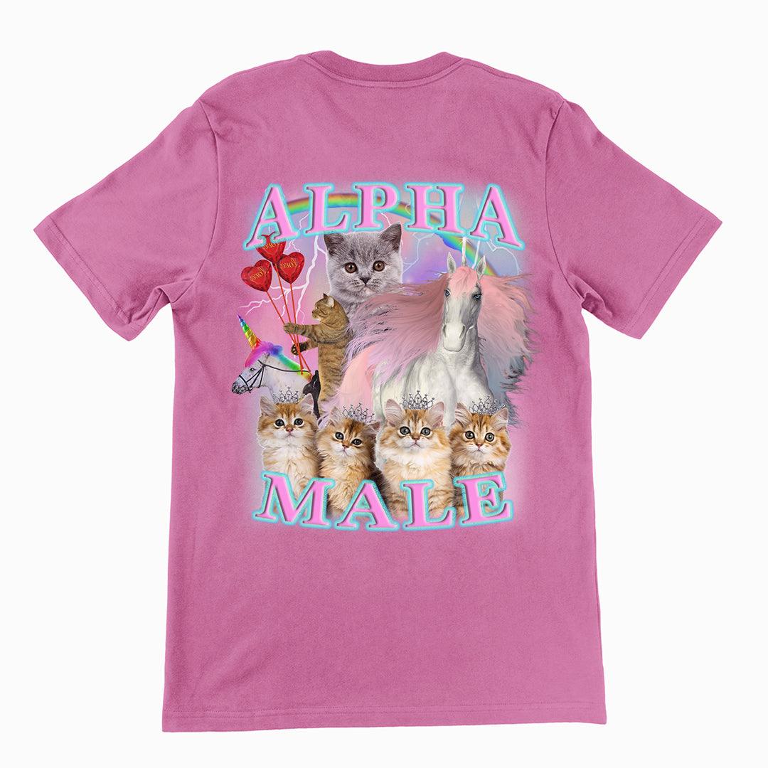 Alpha Male t-shirt (backprint) - Orbital Clothing