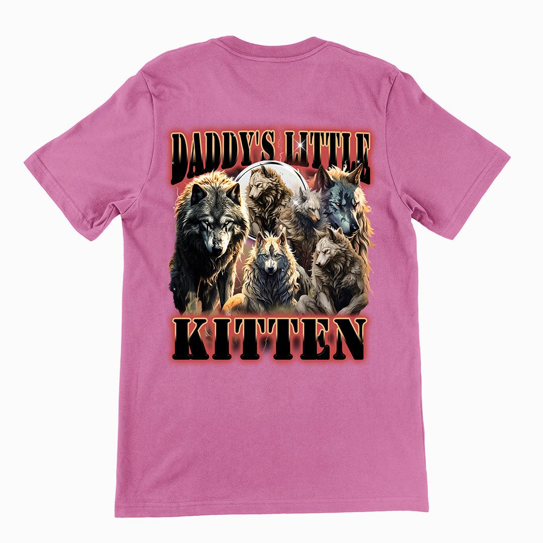 Daddy's Little Kitten t-shirt (backprint) - Orbital Clothing