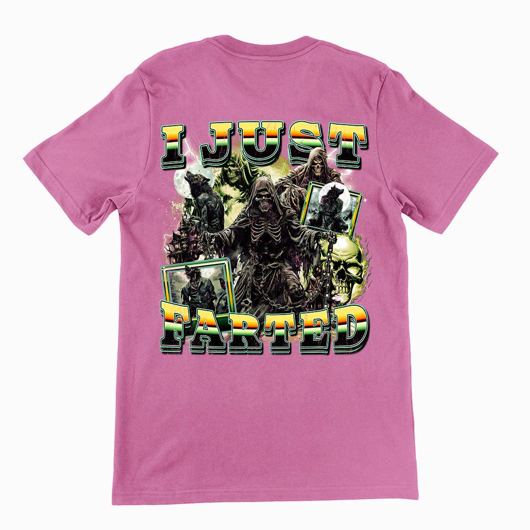 I Just Farted t-shirt (backprint) - Orbital Clothing
