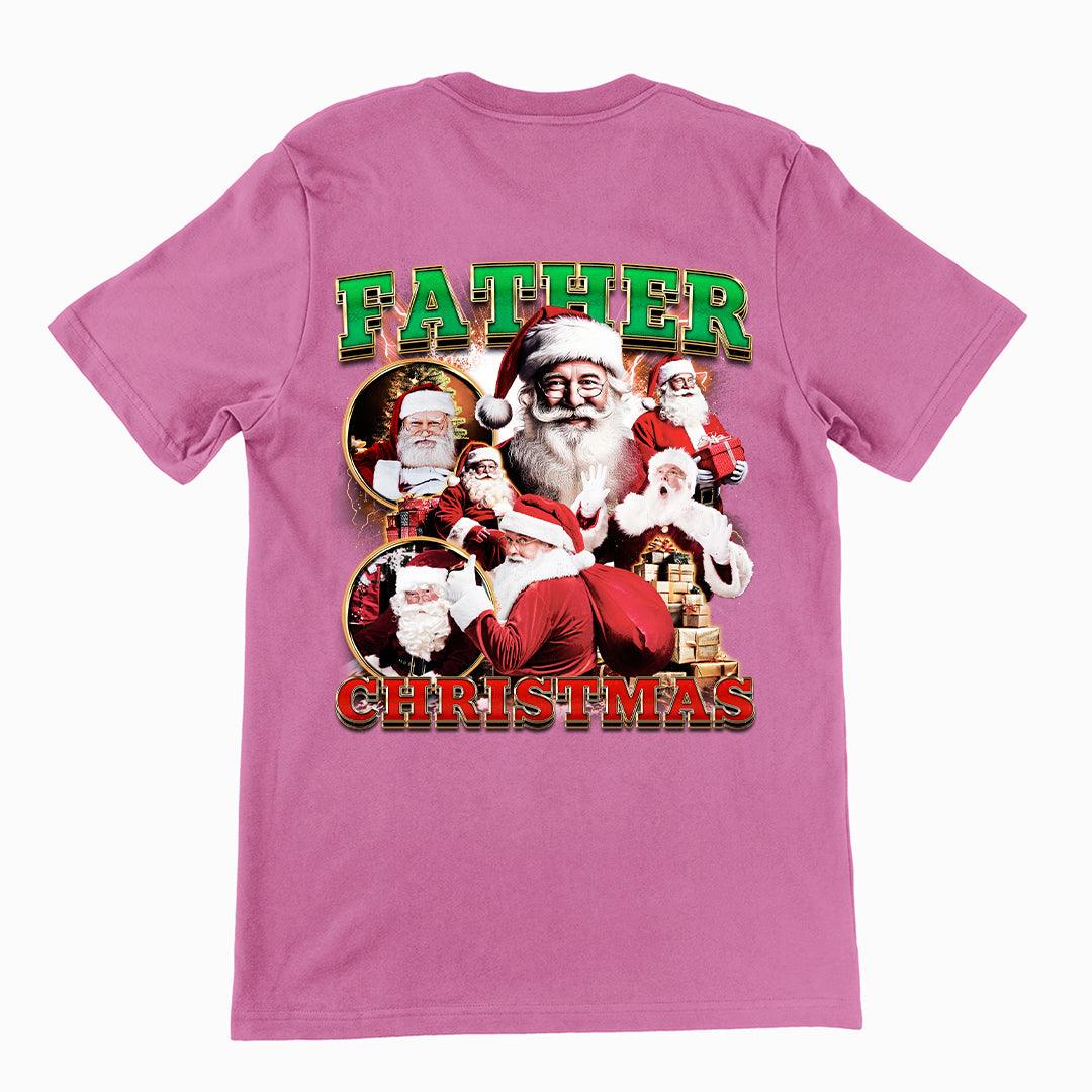Father Christmas vintage t-shirt (backprint) - Orbital Clothing