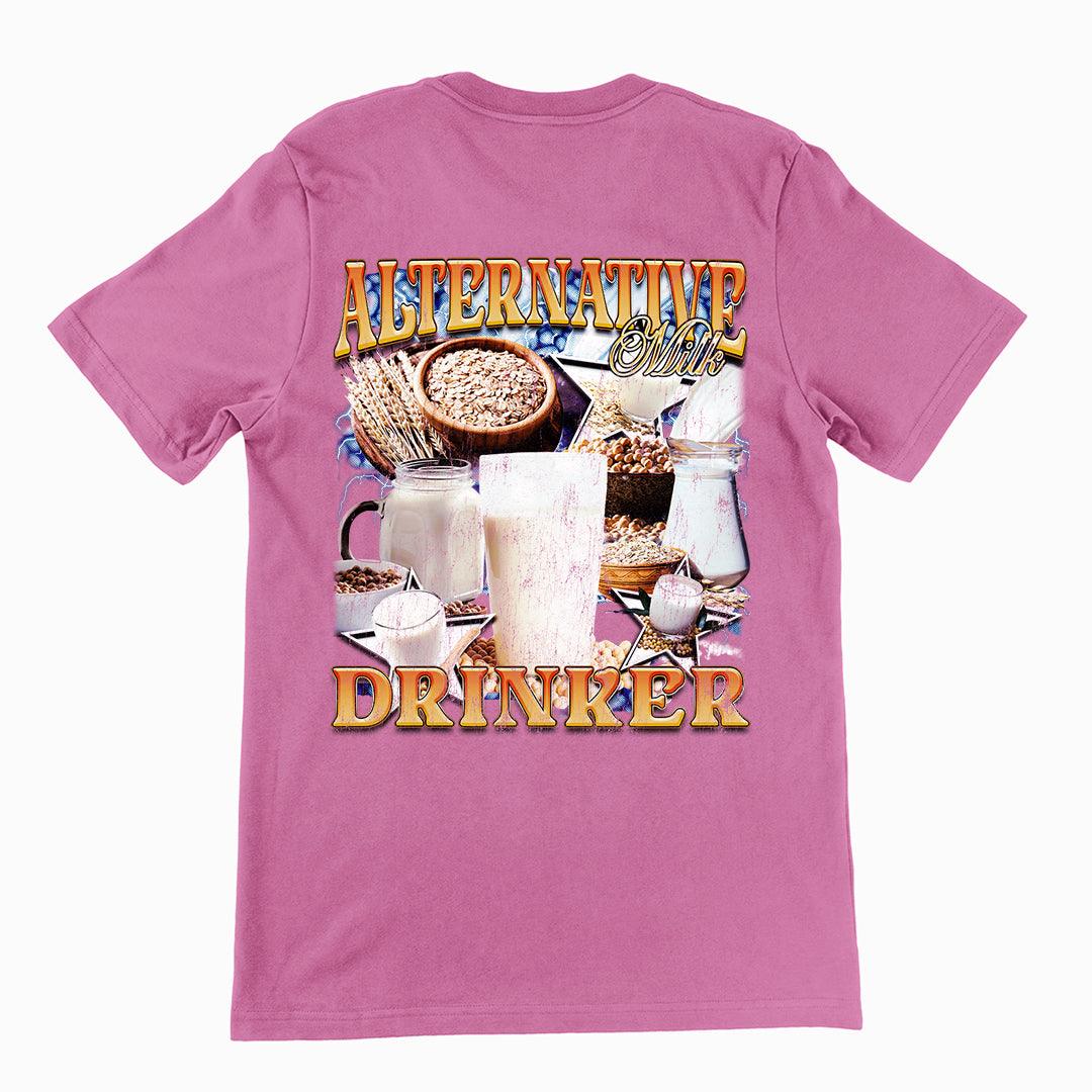 Alternative Milk Drinker t-shirt (backprint) - Orbital Clothing