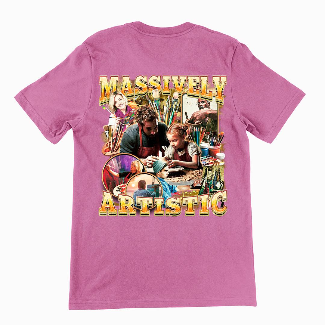 Massively Artistic t-shirt (backprint) - Orbital Clothing