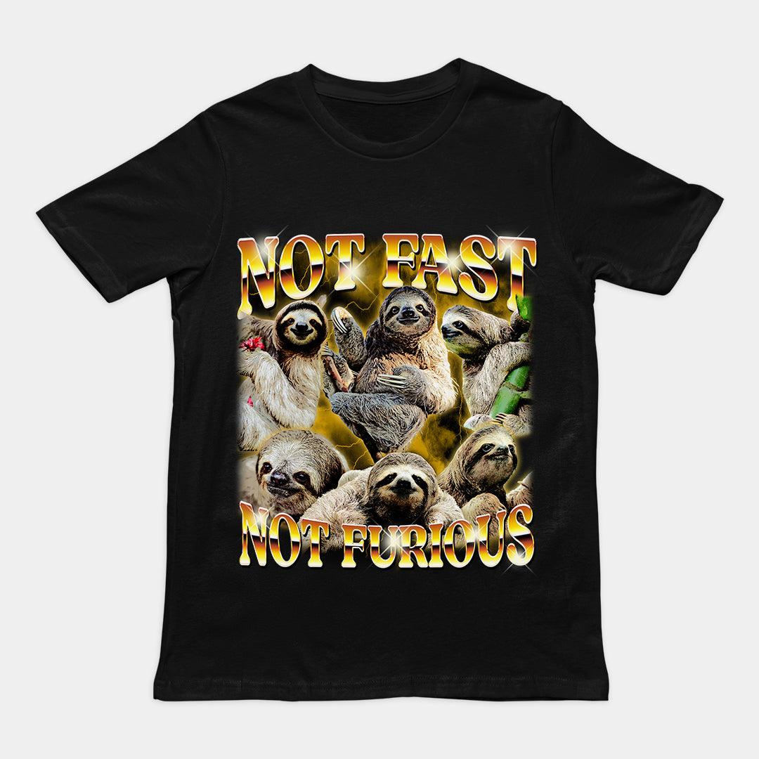 Not Fast Not Furious t-shirt - Orbital Clothing