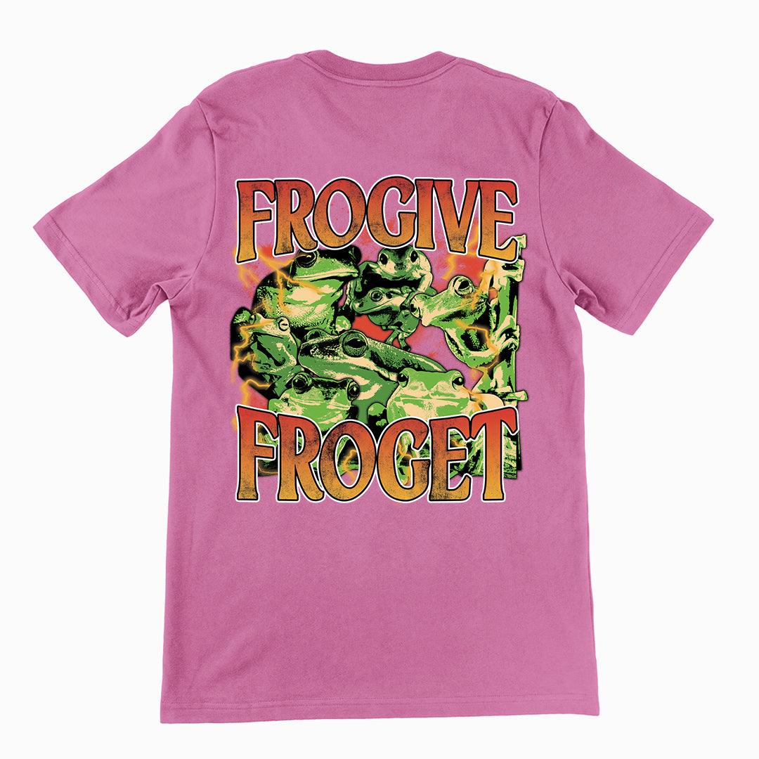 Frogive Forget t-shirt (backprint) - Orbital Clothing