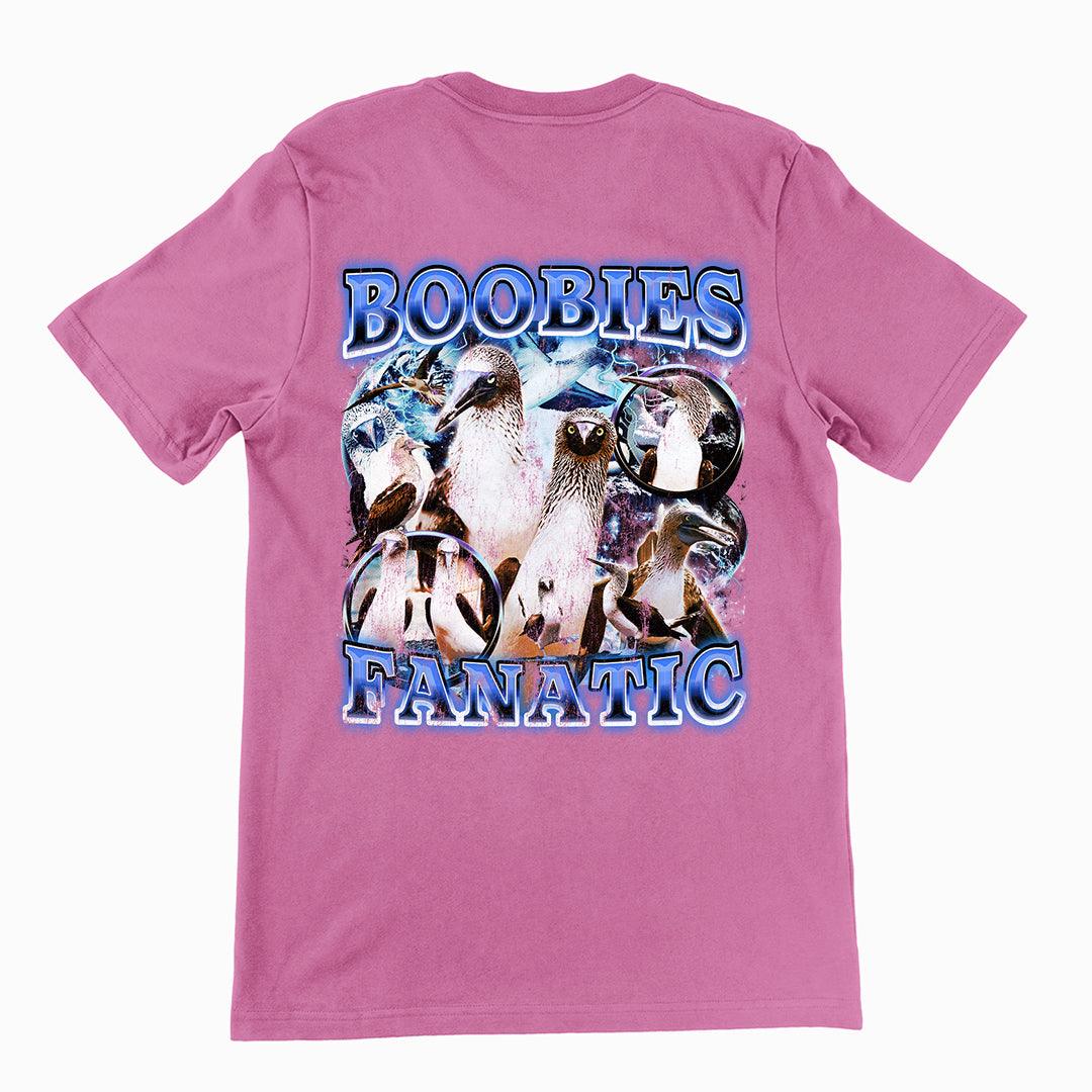 Boobies Fanatic t-shirt (backprint) - Orbital Clothing