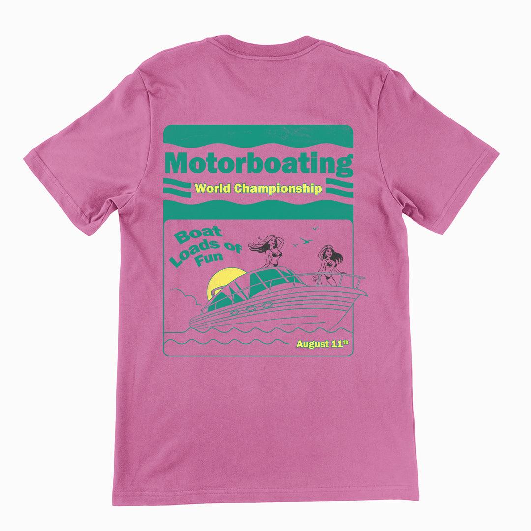 Motorboating World Championship t-shirt (backprint) - Orbital Clothing