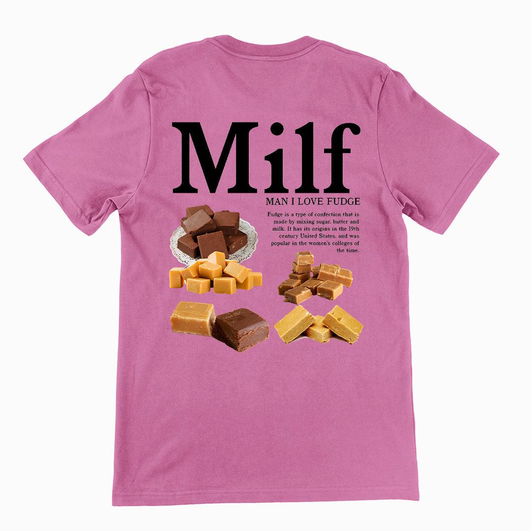 Man I Love Fudge t-shirt (backprint) - Orbital Clothing