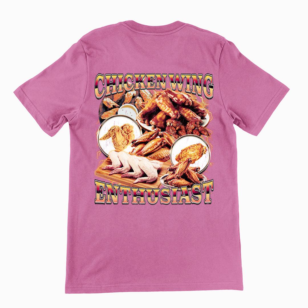 Chicken Wing Enthusiast t-shirt (backprint) - Orbital Clothing