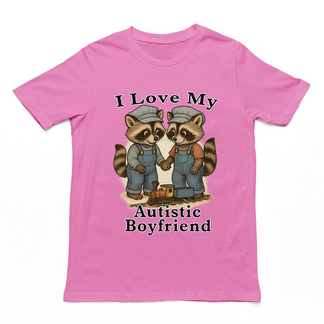 I Love my Autistic Boyfriend T-Shirt - Orbital Clothing