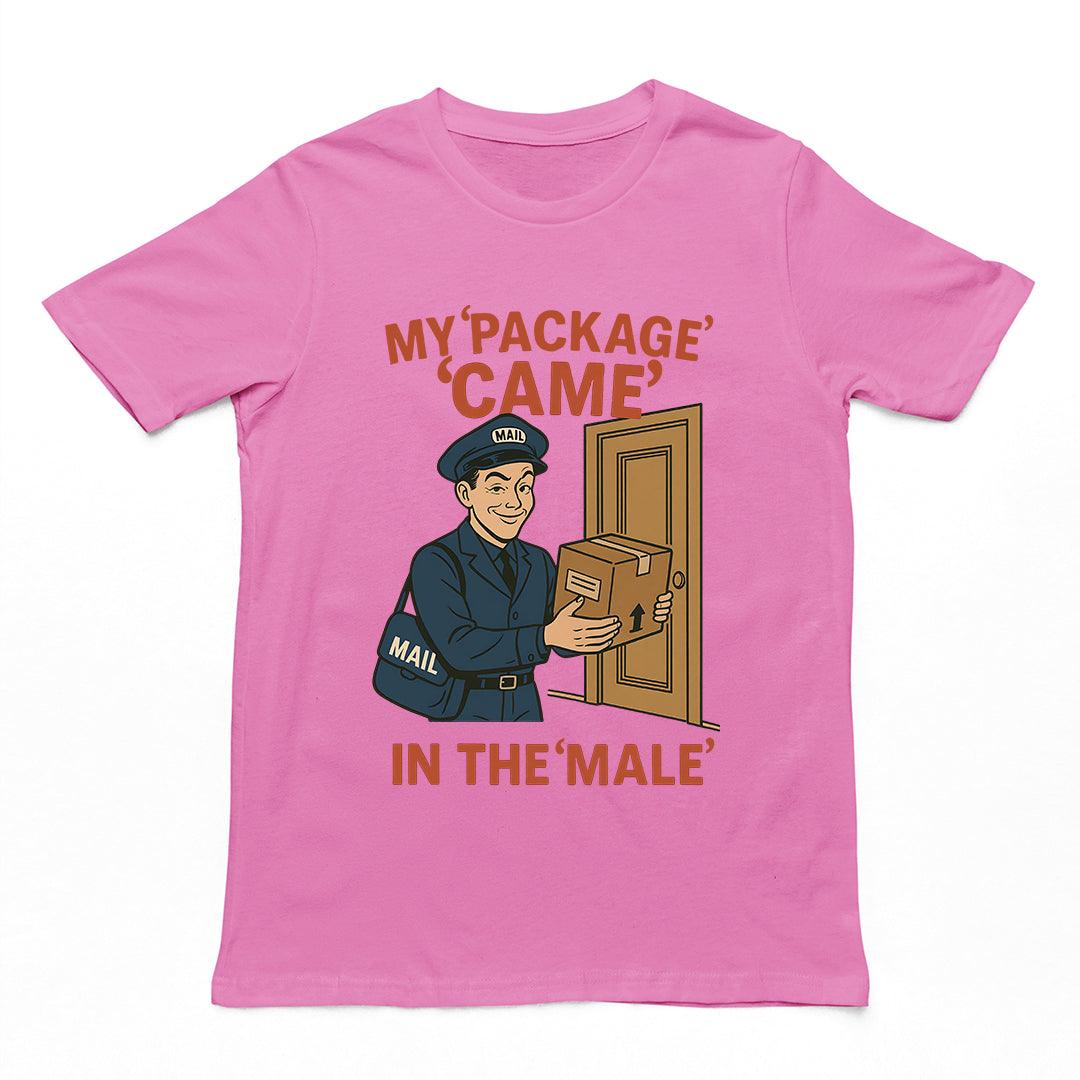 My Package Came in the Male T-Shirt - Orbital Clothing