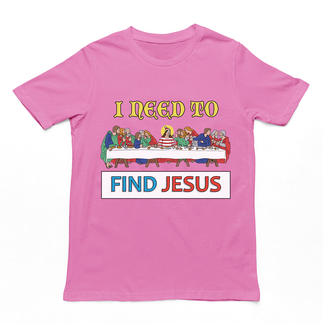 I need to find Jesus (Where's Wally) T-Shirt