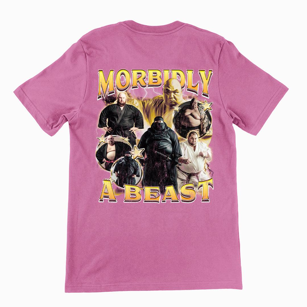Morbidly a Beast t-shirt (backprint) - Orbital Clothing