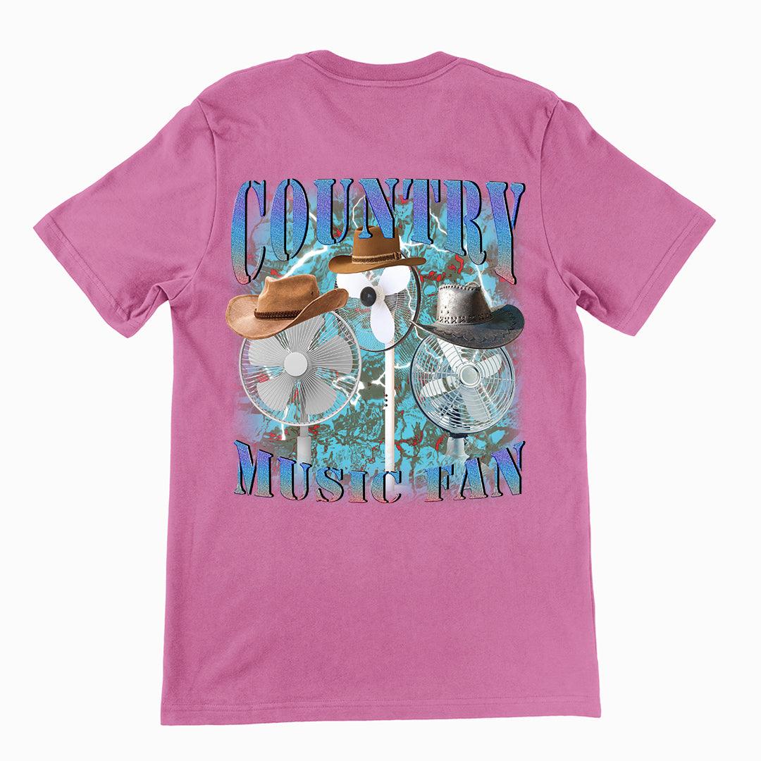 Country Music Fan t-shirt (backprint) - Orbital Clothing