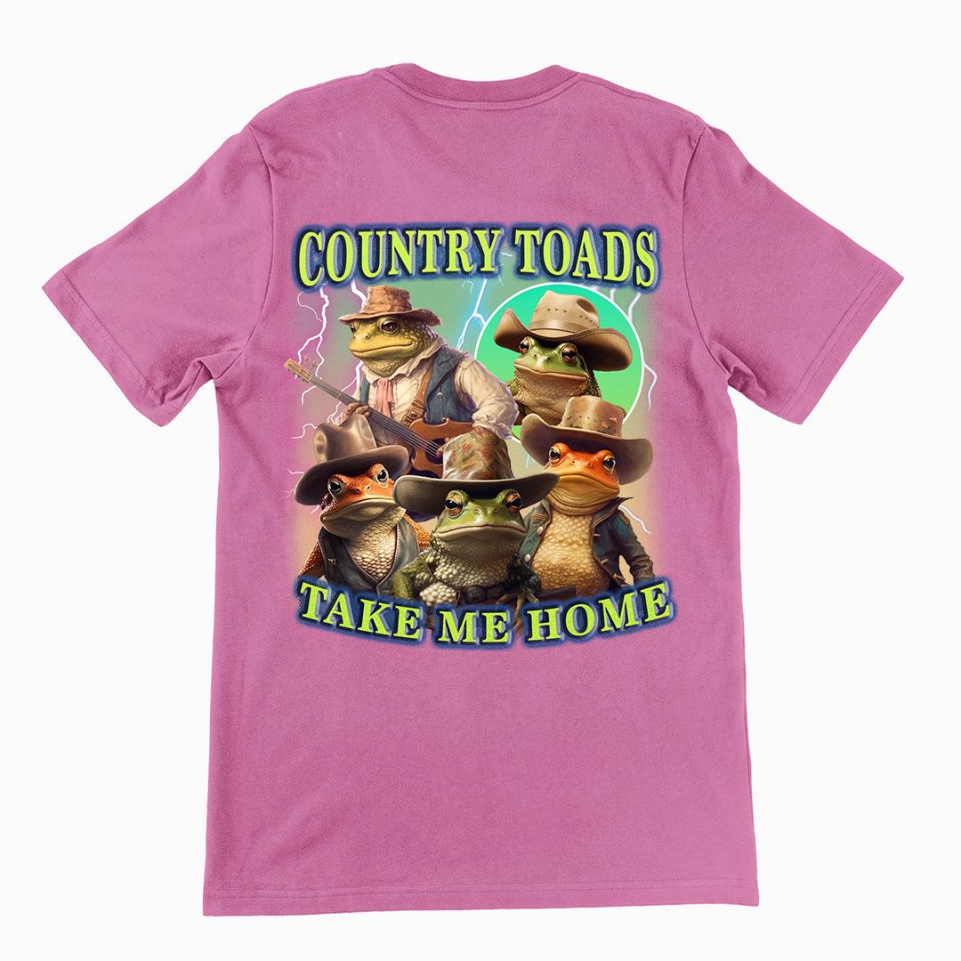 Country Toads Take me Home t-shirt (backprint) - Orbital Clothing